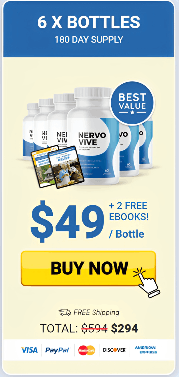 Nervovive 6 $49/bottle